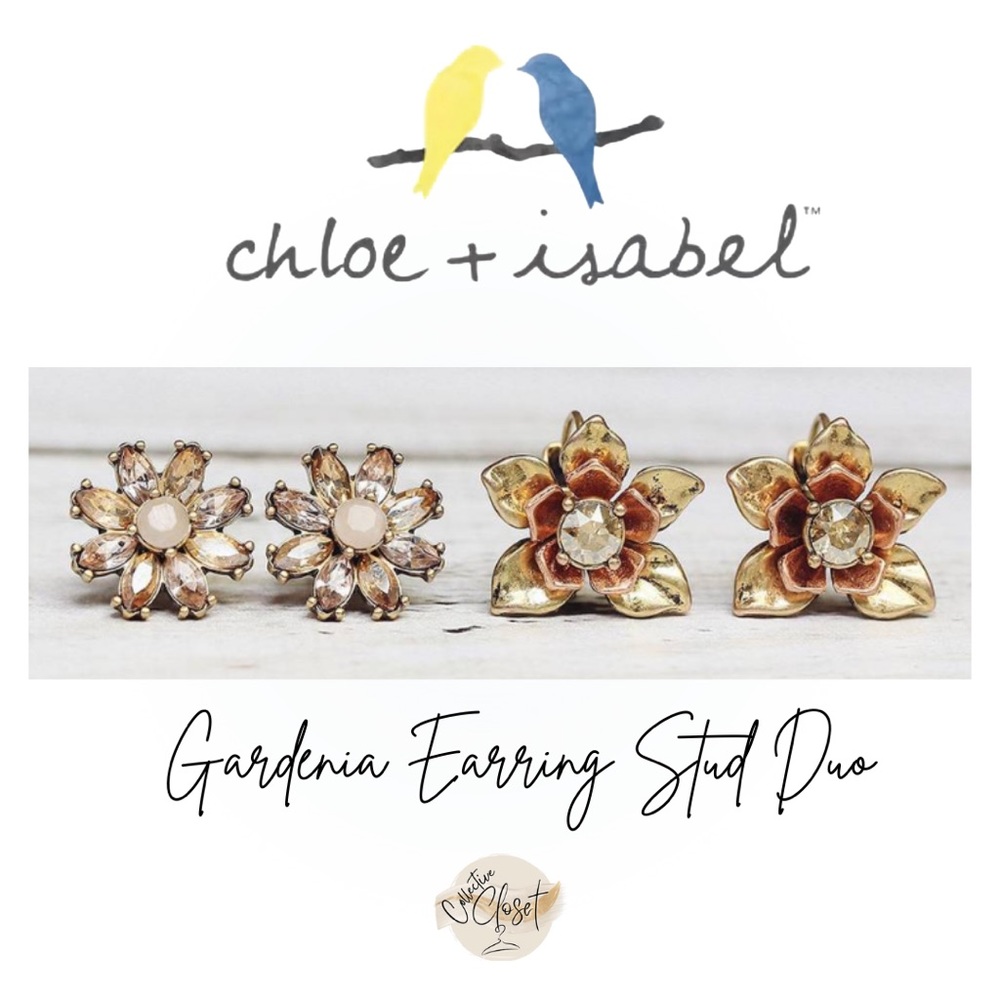 Chloe + Isabel flower earring set